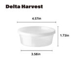 8OZ PP Injection deli container with lid - 60 Pcs
